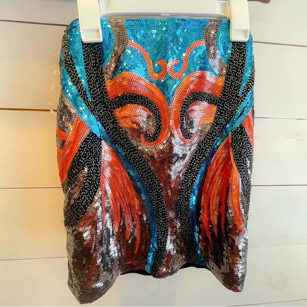 Sexy & colorful sequin miniskirt